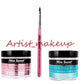Mia Secret Acrylic Nail Powder Clear + Multibalance 2 oz + Kolinsky Brush# 4OR