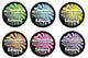 MIA SECRET NAIL ART FLASH NEON FLASHNEON ACRYLIC POWDER 6 LOT