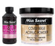 Mia Secret Cover Beige Acrylic Nail Powder 4 oz & 4 oz Monomer Set - Made in USA