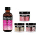 MIA SECRET LIQUID MONOMER 2 OZ & 2/3 COVER ACRYLIC NAIL POWDERS PINK, ROSE & BEIGE