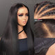 Glueless PartingMax Silky Straight Closure 6 X 4 HD Lace Pre Plucked & Bleached Wear n Go Wig