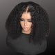 Glueless PartingMax Kinky Curly Closure 6 X 4 HD Lace Pre Plucked & Bleached Wear n Go Wig