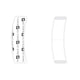 Walker No Shine C Contour Wig Tape, 108 Pieces
