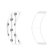 Walker No Shine CC Contour Wig Tape, 108 Pieces