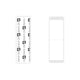 Walker No Shine Straight Strip Tape, 1" x 3", 36 Pieces