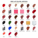 Graftobian Pro Lip Color Lipstick (Choose Shade)