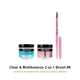 Mia Secret Clear & Multibalance Powder 2 oz + Kolinsky Brush #8