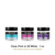 Mia Secret Acrylic Nail Powder, Clear, Pink or 3D White, 1 oz