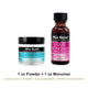 Mia Secret Clear Acrylic Powder + Monomer 1 oz + Sponge File