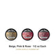 Mia Secret Cover Acrylic Powder Set, Beige, Pink & Rose, 1/2 oz Each
