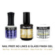 Mia Secret Nail Prep, No Lines Eraser & Glass Finish Gel