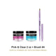 Mia Secret Pink & Clear Powder 2 oz + Kolinsky Brush #4