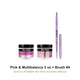 Mia Secret Pink & Multibalance Powder 2 oz + Kolinsky Brush #4
