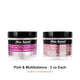 Mia Secret Pink & Multibalance Acrylic Powder Set, 2 oz Each
