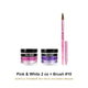 Mia Secret Pink & White Powder 2 oz + Kolinsky Brush #10