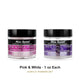 Mia Secret Pink & White Acrylic Powder Set, 1 oz Each