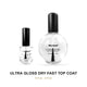 Mia Secret Ultra Gloss Dry Fast Top Coat, 0.5 oz or 2.5 oz
