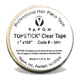 Vapon Topstick Clear Hairpiece Tape, 1" x 3 Yard Roll