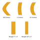 Walker German Brown Liner Cloth Pre-Cut Tape: Contours & Straight Strips (36 or 108 Pieces)