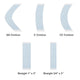 Walker Lace Front Blue Liner Pre-Cut Wig Tape: Contours & Straight Strips (36 or 108 Pieces)