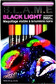 Mehron Blame Black Light Activated Cream Makeup Neon Face Paint 6 Color Pen Set