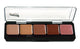 Graftobian HD Glamour Crème Foundations Palette, Neutral #4 Specialty