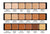 Graftobian High Definition HD Crème Foundation Super Palette, 18 Warm Colors