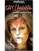 Mehron Complete Student Cat/Animal Makeup Kit Set Professional