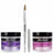 Mia Secret Acrylic Nail Powder Pink + White 2 oz + Kolinsky Brush# 10OR